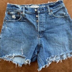 Abercrombie & Fitch Dad Shorts High Rise